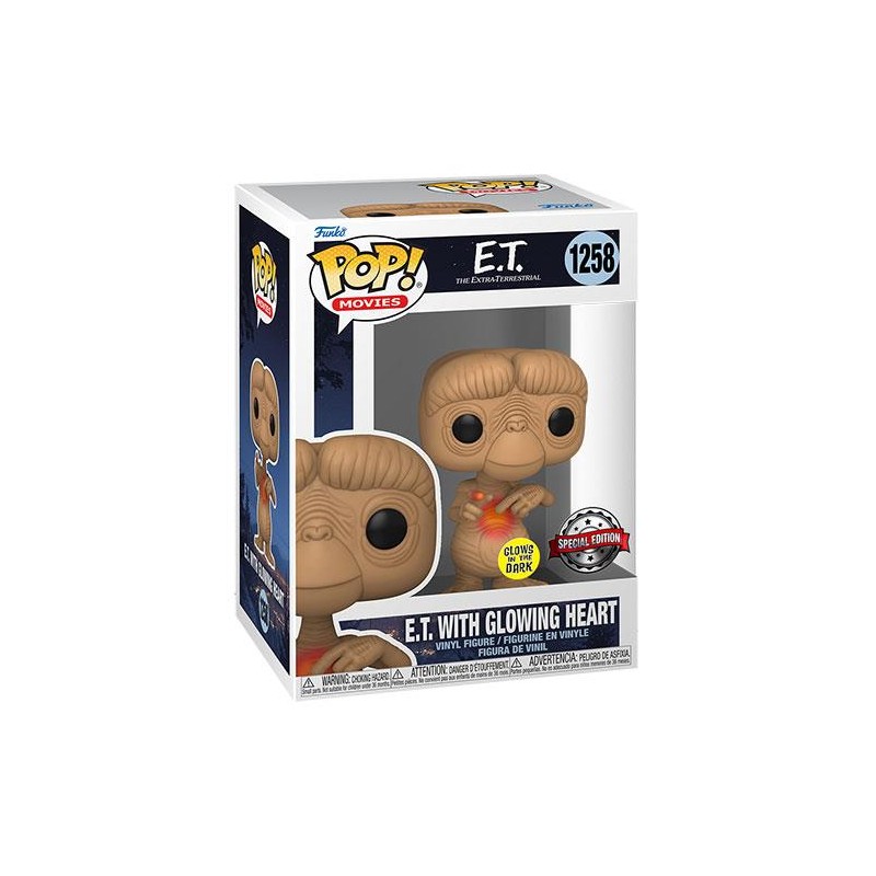 Funko Pop! Movies n. 1258 - E.T. - E.T. with Glowing Heart - Special Edition