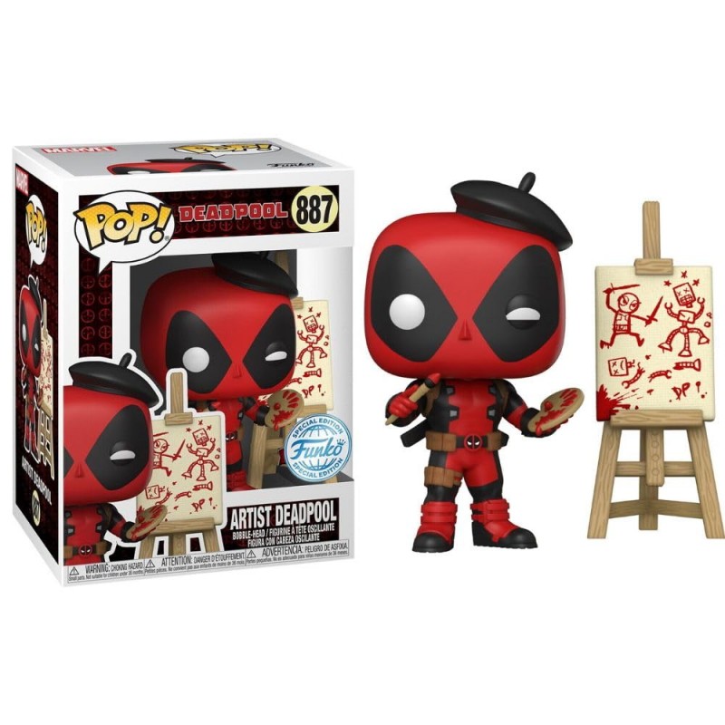 Funko Pop! n. 887 - Deadpool - Artist Deadpool - Special Edition