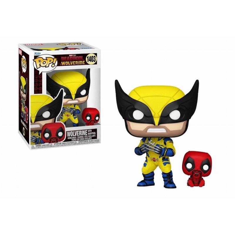 Funko Pop! n. 1403 - Deadpool & Wolverine - Wolverine with Babypool