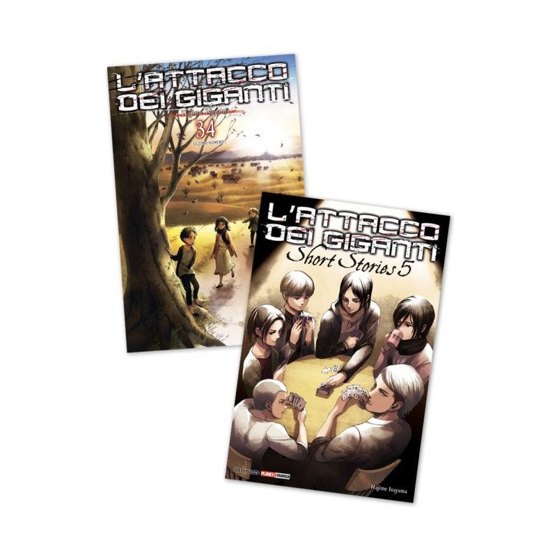 L'Attacco dei Giganti vol. 34 + Short Stories vol. 5