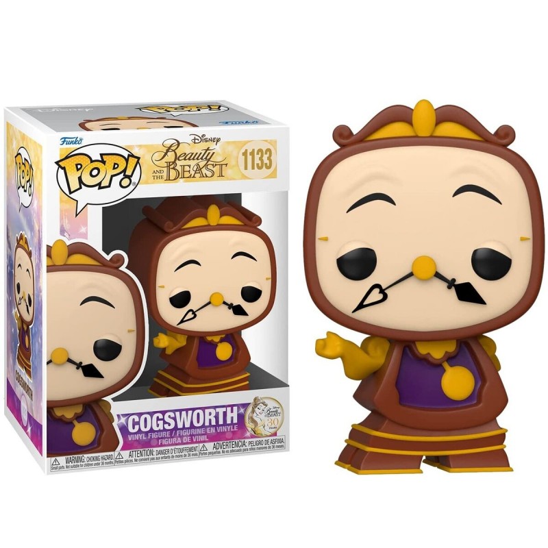 Funko Pop! n. 1133 - Beauty and the Beast - Cogsworth