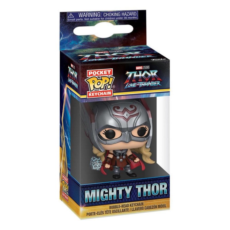 Pocket Pop! Keychain - Thor Love and Thunder - Mighty Thor